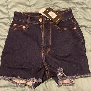 FashinNova Ripped Denim Shorts